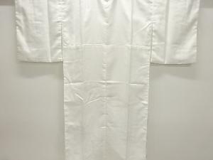 雲に雪芝模様織出し単衣長襦袢